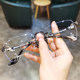 Frameless Titanium Comfortable Business Glasses Frame