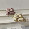 Super mini small fragrant duma leather backpack