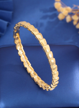 新款微镶锆石超闪蛇骨手镯女欧美wish热卖手环源头工厂