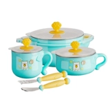 Японская детская посуда для кормления, термос, комплект, защита при падении, 5 шт