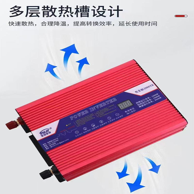 实话实说汽车货车逆变器24V转换器.大车通用24V变家用电器220W