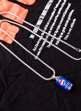 韩版情侣嘻哈风长款学生毛衣链