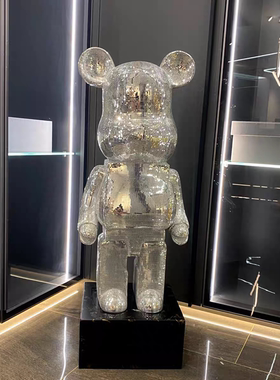 网红卡通暴力熊存钱罐现代简约电视柜轻奢大号落地创意装饰品摆件