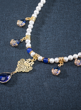 楚月宫原创古风汉服软璎珞珍珠