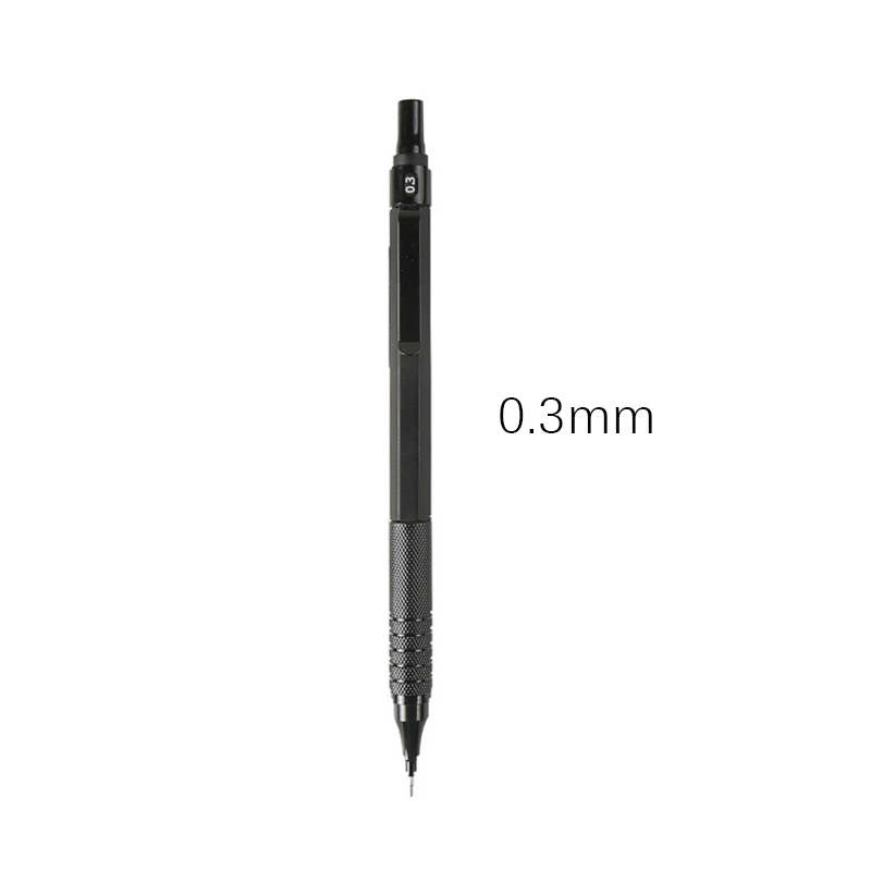 1Pc Mechanical Pencil 0.3/0.5/0.7/2.0mm Low Center of Gravit-图0