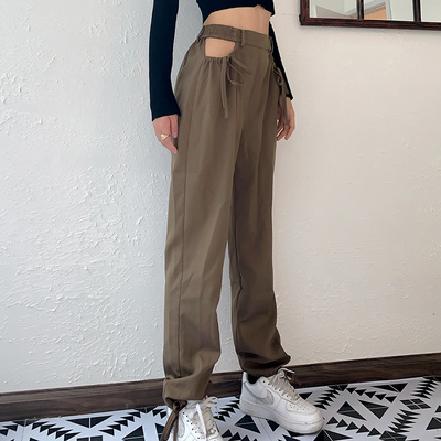 Trousers Women Loose Pants Casual Ankle Length Pants Laides - 图2