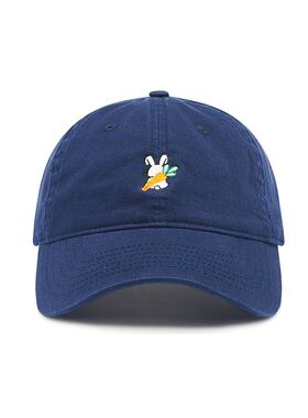 FREE RABBITⅡ 刺绣鸭舌帽夏季休闲百搭软顶棒球帽男女同款情侣款