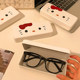 Cute glasses box for women's anti-pressure and anti-fall storage box for students 2024 new sunglasses myopia eyes box