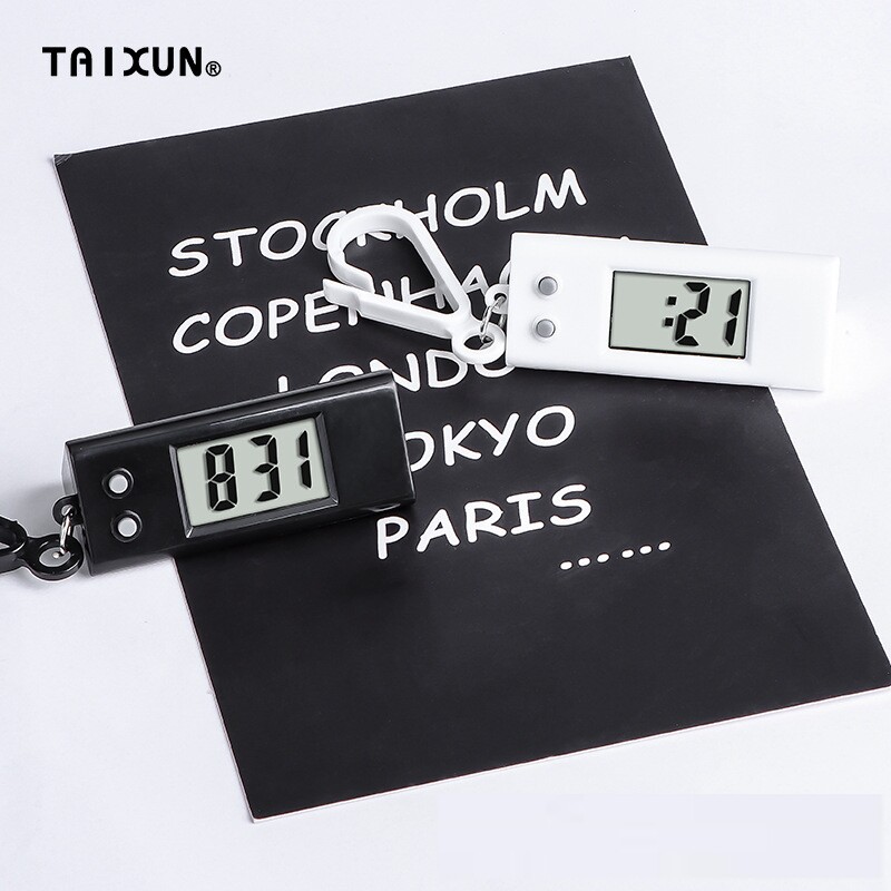 考试专用电子表学生迷你随身钥匙扣小挂表数字显示只看时间手表新