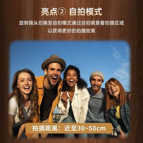 现货 富士fujifilm/instax SQ40拍立得 方形4寸复古一次成像相机 - 图1
