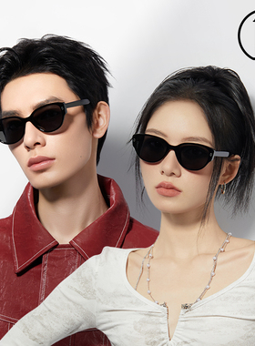 佐川时尚墨镜女撞色高级感ins风