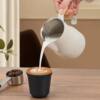 Coffee latte art vat stainless steel with scale