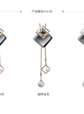 长款百搭简约高档挂件装饰品项链