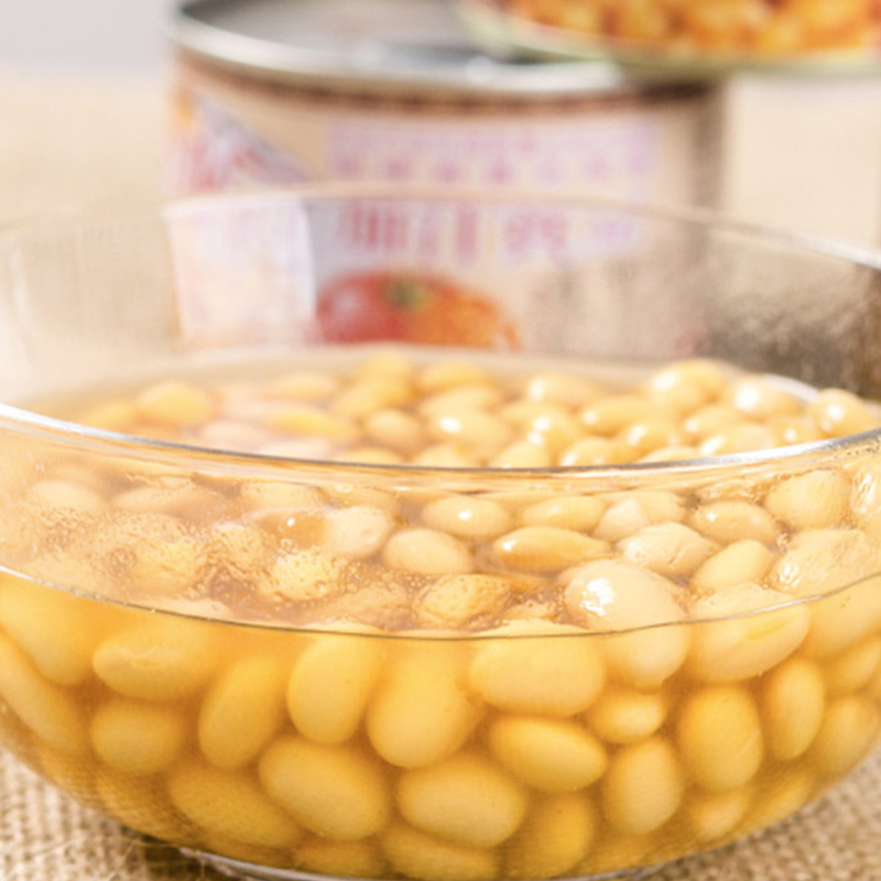 乐隆隆香焖茄汁黄豆罐头即食下饭菜熟食番茄豆子速食罐头烹饪炖菜