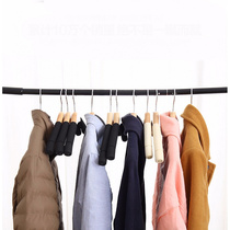 Hanger Soft Bag Plus Coarse Solid Wood Sponge Anti-Slip No-Mark Home Coat Hanger Clothing Shop Sweaters Clothes Hangers Clothes Hang