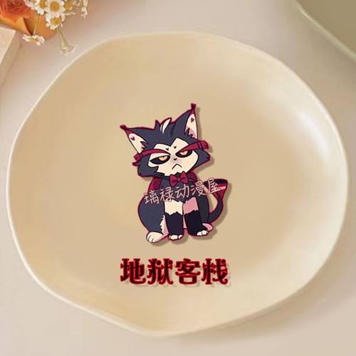 地狱客栈周边胸针阿拉斯托路西法沃克斯亚当徽章书包挂件同学礼物 - 图0