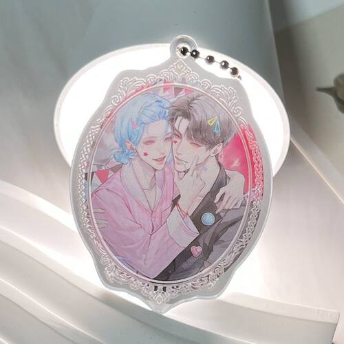 附加遗产魔镜钥匙扣小挂件周边亚克力便携式镜子应援透镜生日礼物 - 图2