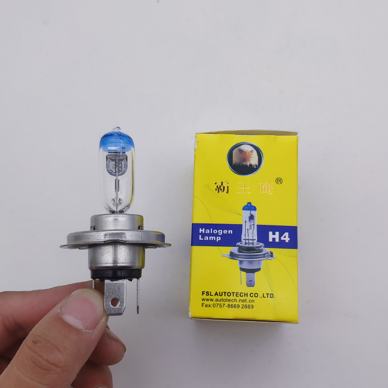 12V24V货车卤素灯泡130W汽车氙气远近光灯H1H3H4H7雾灯超亮前大灯 - 图0