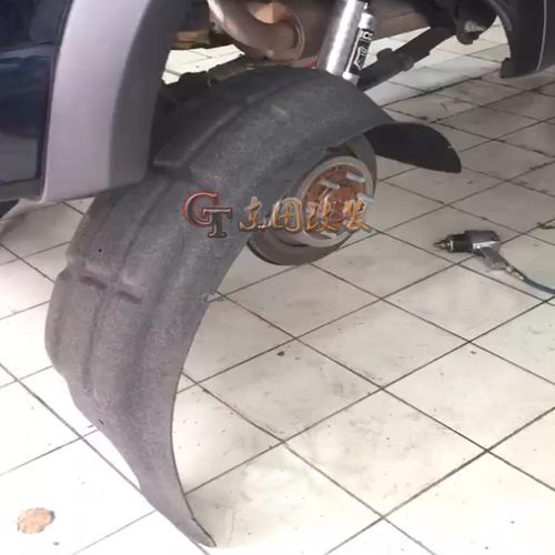 适用于福特猛禽F150后轮内衬改装叶子板内衬挡泥板车轮毂隔音护板 - 图3