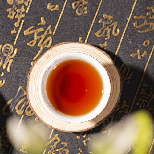 中茶 梧州窖藏六堡茶1188黑茶散茶萝装250g 中粮茶叶 - 图2