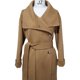 Thick warm double-sided cashmere coat camel color does not pill