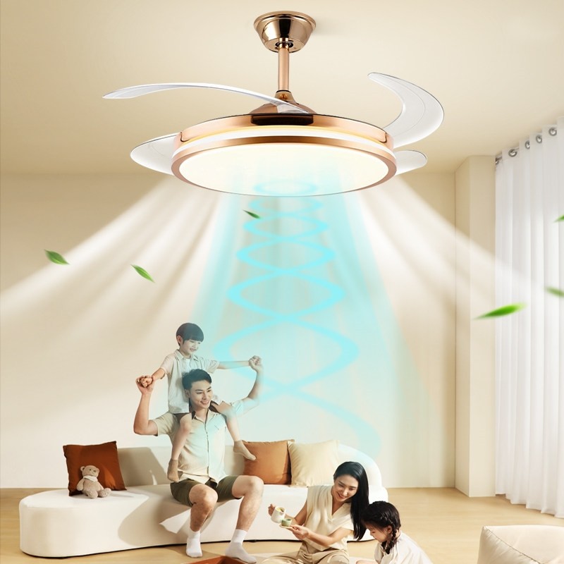 全光谱卧室风扇灯2025新款护眼餐形电扇灯厅客厅家用房间吊扇灯隐,淘宝优惠券,粉丝福利购,淘宝优惠卷
