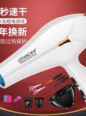 吹风机家用3000W大功率理发店蓝