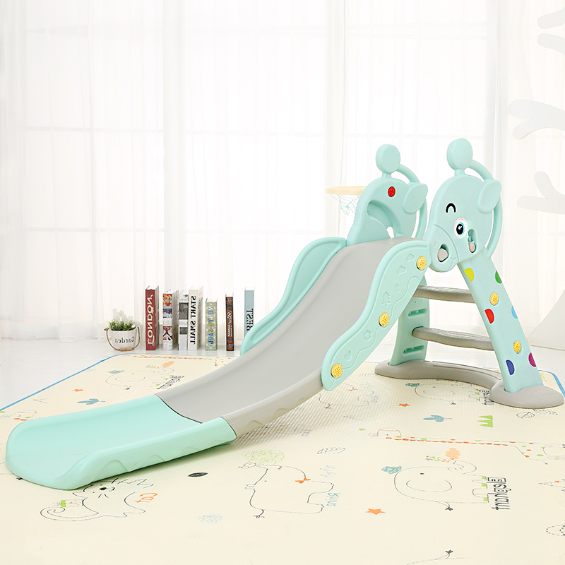 儿童室内滑梯加厚小型滑滑梯家用多功能加长宝宝折叠滑梯组合玩具 - 图2