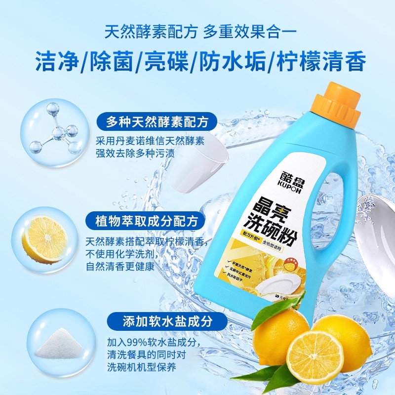 Dishwasher detergent set