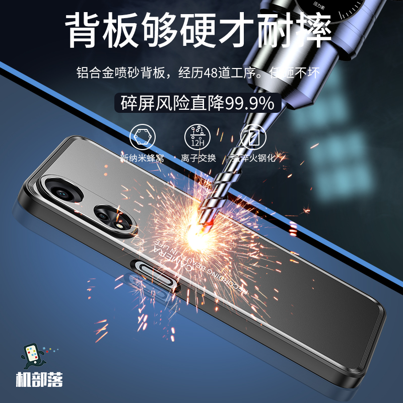 oppoA58手机壳A58X5G套OPPO新款OPPOPHJ585G啊opa全包PHJ110防摔0ppoa金属op散热opρoa外壳opopa潮男女oρpo - 图0