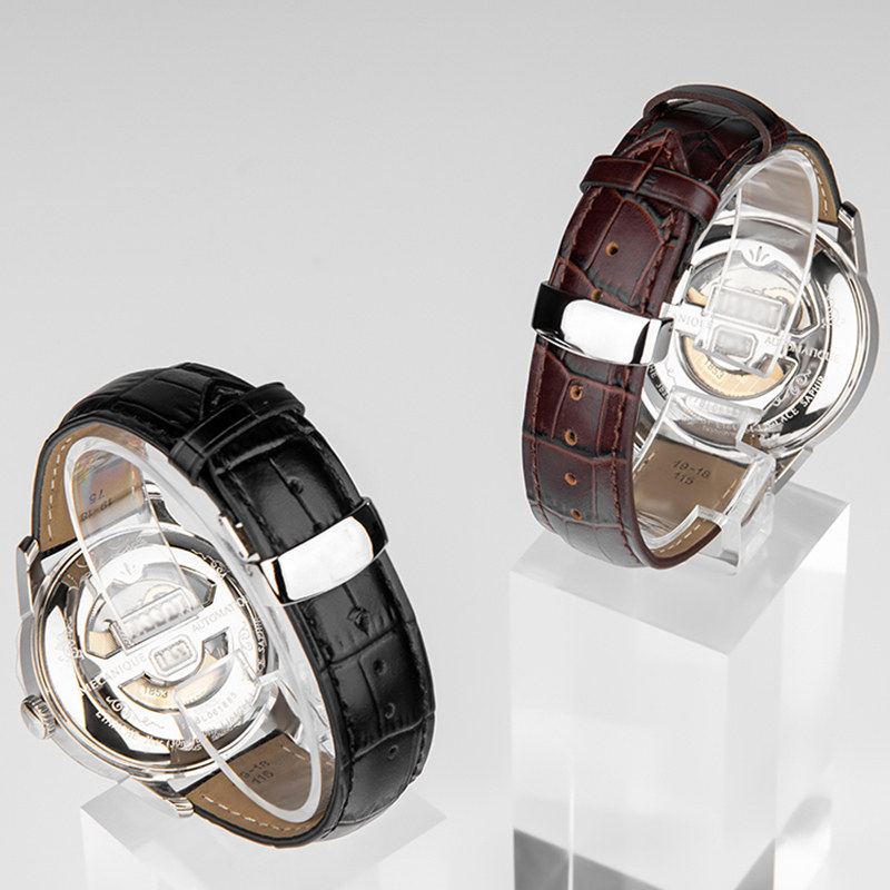 天梭表带真皮力洛克1853原装男表 gky配件