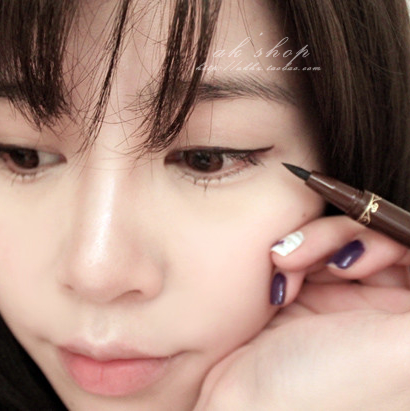 慕恩化妆品专营店VIC魅惑眼线液笔眼线笔防水防汗不晕染不脱色持久初学者硬头棕色1