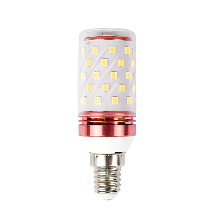 邦森E27/E14玉米泡LED灯泡 暖光/双色尖泡光头强节能灯光源筒灯