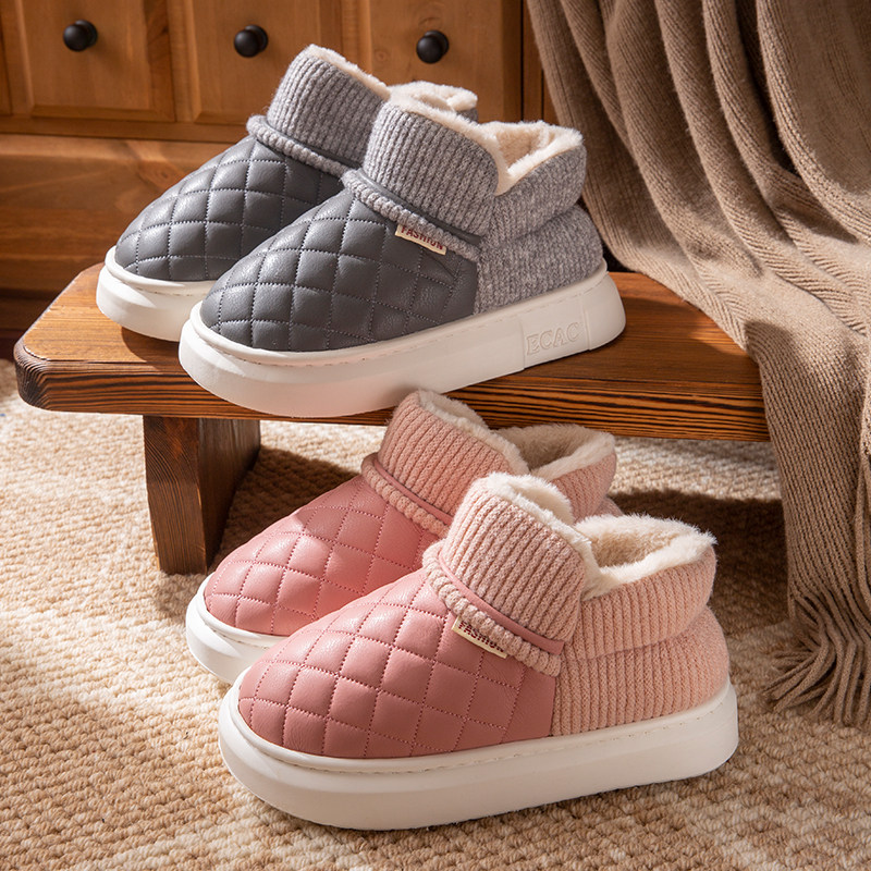 羽绒防水包跟棉拖鞋女款2025新款冬季外穿加绒加厚棉鞋家居保暖鞋,淘宝优惠券,粉丝福利购,淘宝优惠卷