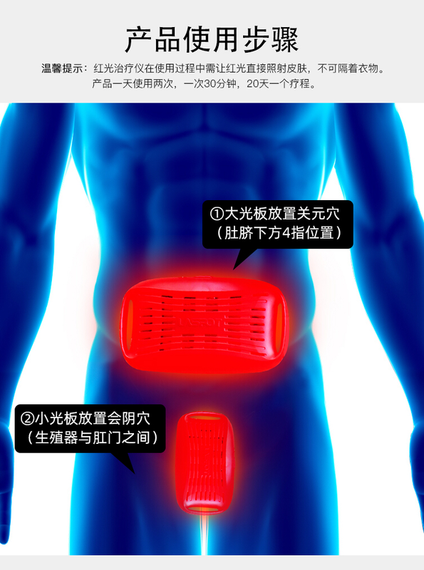 光盾前列腺红光增生肥大按摩理疗仪 美环医疗器械理疗仪（器械）