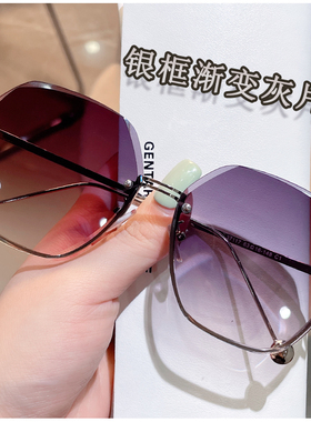 茶色墨镜女士2025年新款夏季防晒防紫外线强光太阳眼镜高级感ins