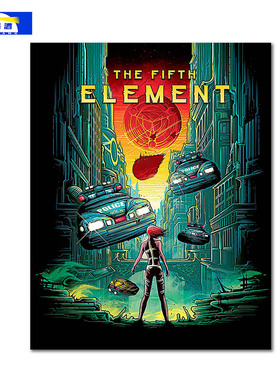 第五元素电影海报吕克贝松The Fifth Element装饰画卧室挂画墙贴