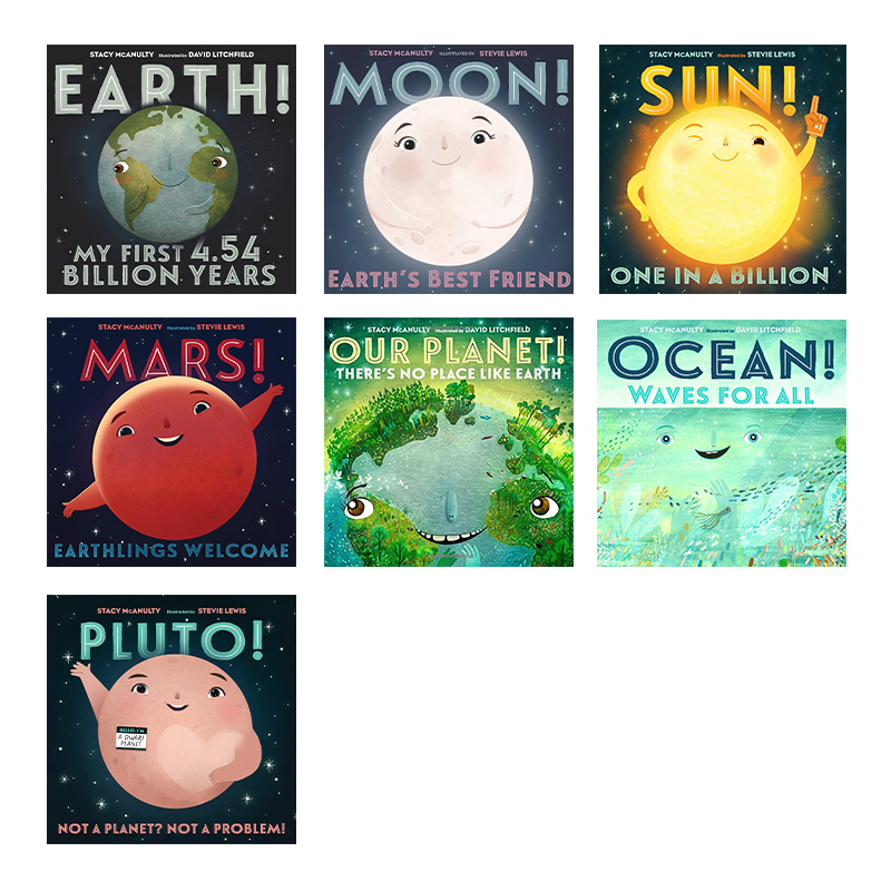 我们的宇宙元素自白7册英文原版 Our Universe Sun Earth Moon ocean 太阳地球月亮海洋 儿童科普知识读物 英文版进口原版英语书籍