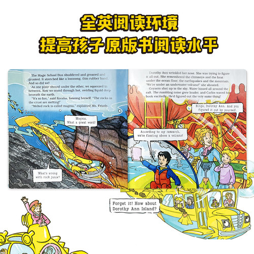 神奇校车英文原版25周年版全12册套装the Magic School Bus Boxset 神奇的校车 绘本图画故事 儿童英文读物桥梁书 英语启蒙 6+音频 - 图1