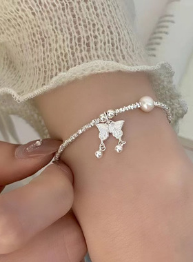 古罗珠宝s925银纯银锁骨链女生