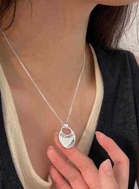 不规则高级感小众毛衣链S925纯银