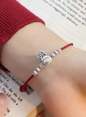 库洛米奇手链925银韩版男女士