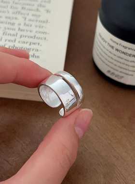 通体重工指环S925纯银高级感