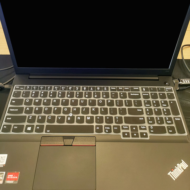 Thinkpad联想E15 E580 E590笔记本电脑键盘保护膜T570 T580凹凸垫L580 L590按键防尘防水套带字印贴膜15.6寸 - 图2