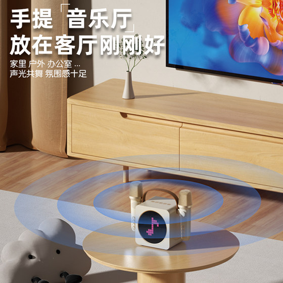 Puzhi karaoke audio microphone bluetooth speaker for children