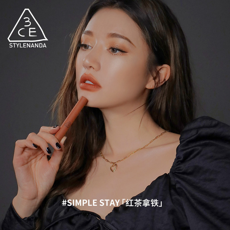 【38节返场】3ce细管丝绒雾面唇膏 3CE唇膏/口红