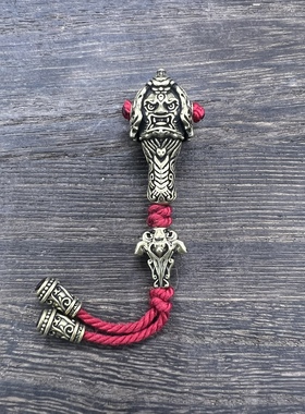 鬼王三通背云弟子珠套装，三件套，文玩配饰。