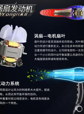 新款直销永日2300W大功率吹风机家用大风力 LED液晶显示屏电吹风