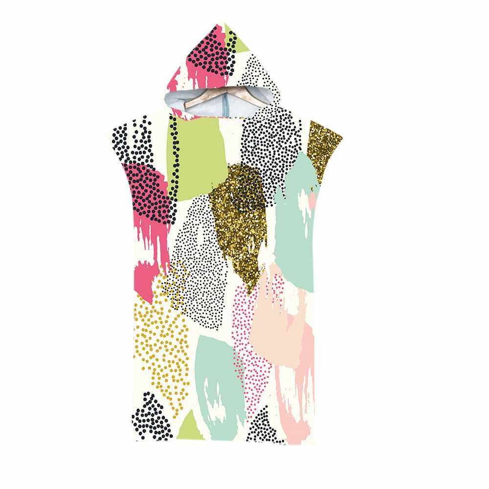 新款直销一件 沙滩防晒防风换衣浴袍 连帽浴巾 海滩游泳印花可穿,淘宝优惠券,粉丝福利购,淘宝优惠卷