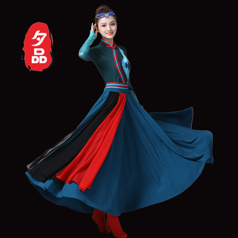 蒙古少数民族服装现代民族风女鸿雁 夕品民族服装/舞台装